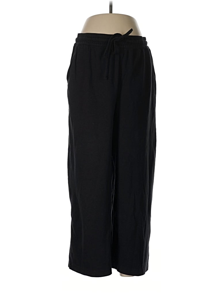 Pre-owned Lands' End Casual Pants In Black