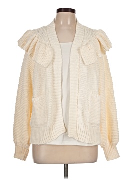 Madewell Ruffle Cardigan Sweater (view 1)