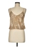 Zara Gold Sleeveless Top Size M - photo 1