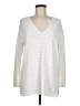 Lafayette 148 New York Ivory Long Sleeve T-Shirt Size M - photo 1