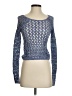 Mudd 100% Cotton Metallic Blue Pullover Sweater Size XS - photo 1