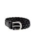 Merona 100% Leather Black Leather Belt Size M - photo 1