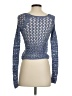 Mudd 100% Cotton Metallic Blue Pullover Sweater Size XS - photo 2