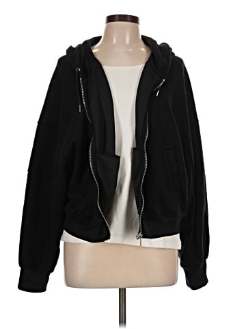 Scoop Zip Up Hoodie (view 1)