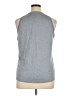 Nike 100% Polyester Silver Active Tank Size XL - photo 2