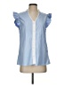 Mazik Blue Short Sleeve Blouse Size S - photo 1