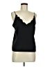 Topshop 100% Polyester Black Sleeveless Blouse Size 6 - photo 1