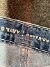 Old Navy Stars Blue Denim Shorts Size 2 - photo 3