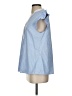 Mazik Blue Short Sleeve Blouse Size S - photo 5