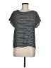 Max Studio 100% Rayon Tweed Black Short Sleeve T-Shirt Size M - photo 1