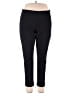 Slim-Sation by Multiples Solid Black Active Pants Size 18 - photo 1