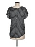 Max Studio 100% Rayon Tweed Black Short Sleeve T-Shirt Size M - photo 2