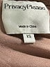 Privacy Please 100% Polyester Tan Bodysuit Size XS - photo 3