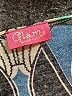 Glam Teal 3/4 Sleeve Blouse Size 30 waist (estimated) - photo 7