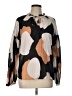 Mud Pie 100% Cotton Brown Long Sleeve Blouse Size L - photo 1