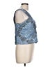 ModCloth 100% Cotton Blue Tank Top Size 12 - photo 4