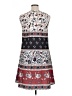 Unbranded Print Gray Casual Dress Size XL - photo 2