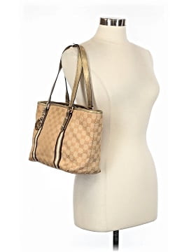 Gucci GG Canvas Jolicoeur Stripe Tote Bag (view 2)