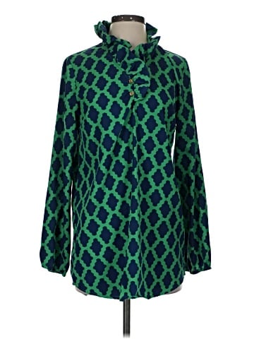Mud Pie Long Sleeve Blouse (view 1)
