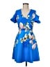 Ted Baker London Blue Cocktail Dress Size (6) - photo 1