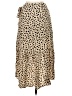 Aqua 100% Viscose Animal Print Tan Casual Skirt Size XS - photo 2