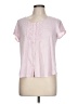 Assorted Brands Pink Short Sleeve Blouse Size L - photo 1