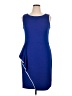 Glamour Blue Cocktail Dress Size 16 - photo 1