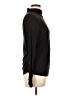 Ecru Solid Black Turtleneck Sweater Size L - photo 4