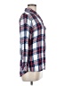 Rails 100% Rayon Plaid Blue Long Sleeve Button-Down Shirt Size M - photo 4