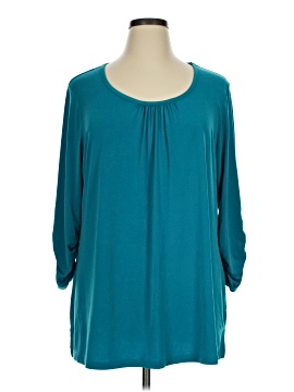 Susan Graver 3/4 Sleeve Blouse (view 1)