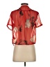 Unbranded Red Short Sleeve Blouse Size XS - photo 2