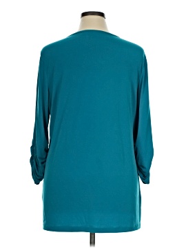 Susan Graver 3/4 Sleeve Blouse (view 2)