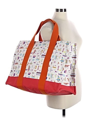 Hermès Canvas Petit Chartier Red Cloth (view 2)
