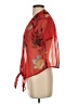 Unbranded Red Short Sleeve Blouse Size XS - photo 5