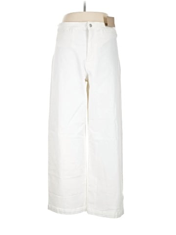 Madewell The Emmett Wide-Leg Jean in Tile White: Welt Pocket Edition (view 1)
