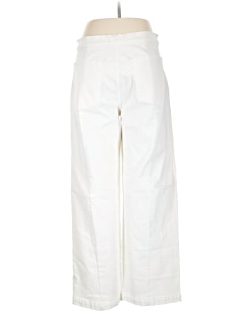 Madewell The Emmett Wide-Leg Jean in Tile White: Welt Pocket Edition (view 2)