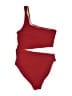 Unbranded Solid Red Two Piece Swimsuit Size XL (tall) - photo 2
