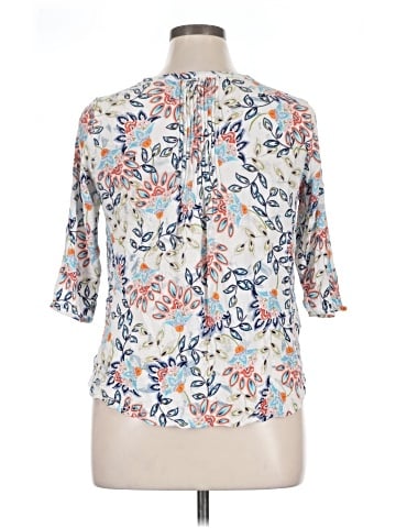 Pale Sky 3/4 Sleeve Blouse (view 2)