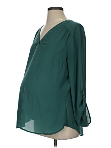 Motherhood 3/4 Sleeve Blouse (view 1)