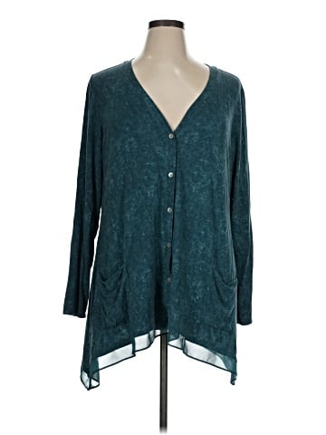 LOGO by Lori Goldstein Long Sleeve Blouse (view 1)