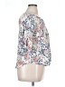 Pale Sky 100% Rayon Floral Ivory 3/4 Sleeve Blouse Size 1X - photo 4