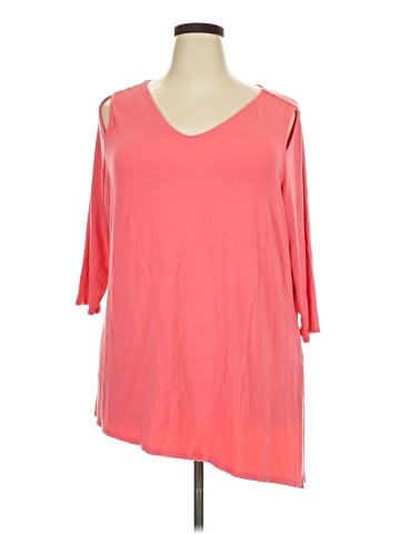 Belle By Kim Gravel 3/4 Sleeve Top (view 1)