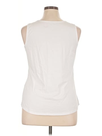 Susan Graver Sleeveless T-Shirt (view 2)