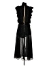Mangano 100% Polyester Black Cocktail Dress Size EU (IT) 40 / US 4 - photo 2