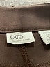 Cato 100% Rayon Brown Dress Pants Size 12 - photo 7
