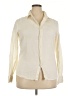 Zara Ivory Long Sleeve Blouse Size XL - photo 1