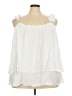 Hayden 100% Polyester White Sleeveless Blouse Size 2X (3XL) - photo 1