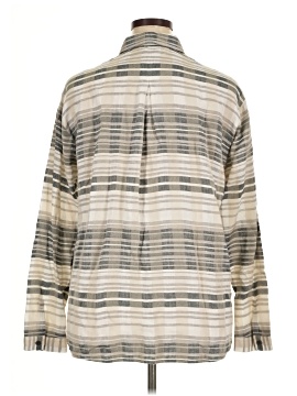 Lafayette 148 New York Long Sleeve Button-Down Shirt (view 2)