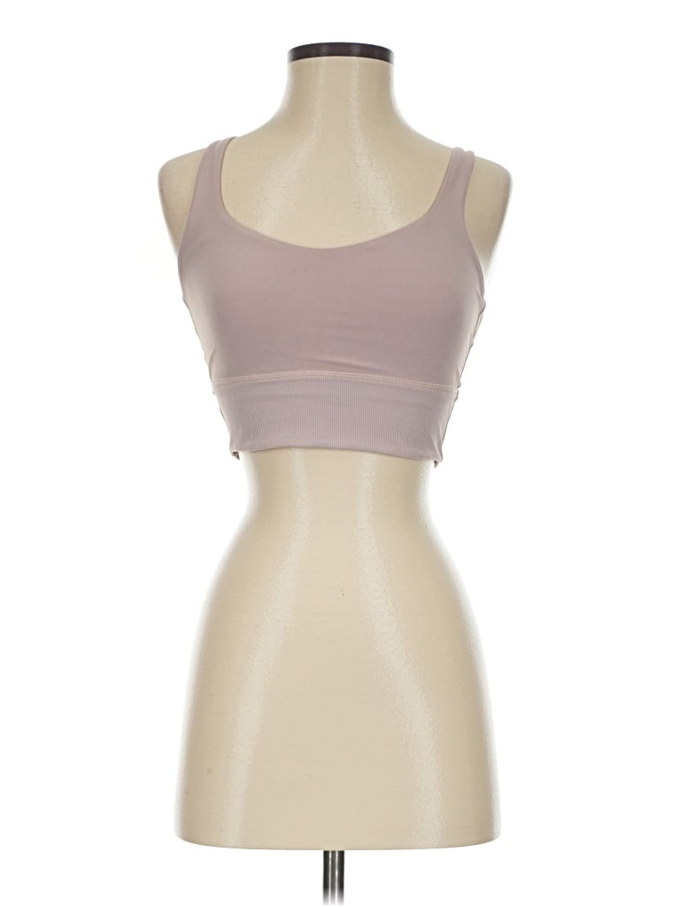 Pre-owned Lululemon Athletica Sports Bra In Tan