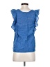 m.i.h Jeans Blue Short Sleeve Blouse Size XS - photo 2